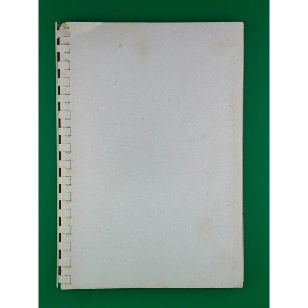 Vintage Hillcrest PTA Sharing Recipes Cookbook Community Cookbook Plastic Comb